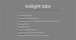 Desktop Screenshot of kniiight.com