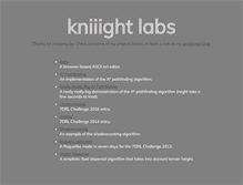 Tablet Screenshot of kniiight.com